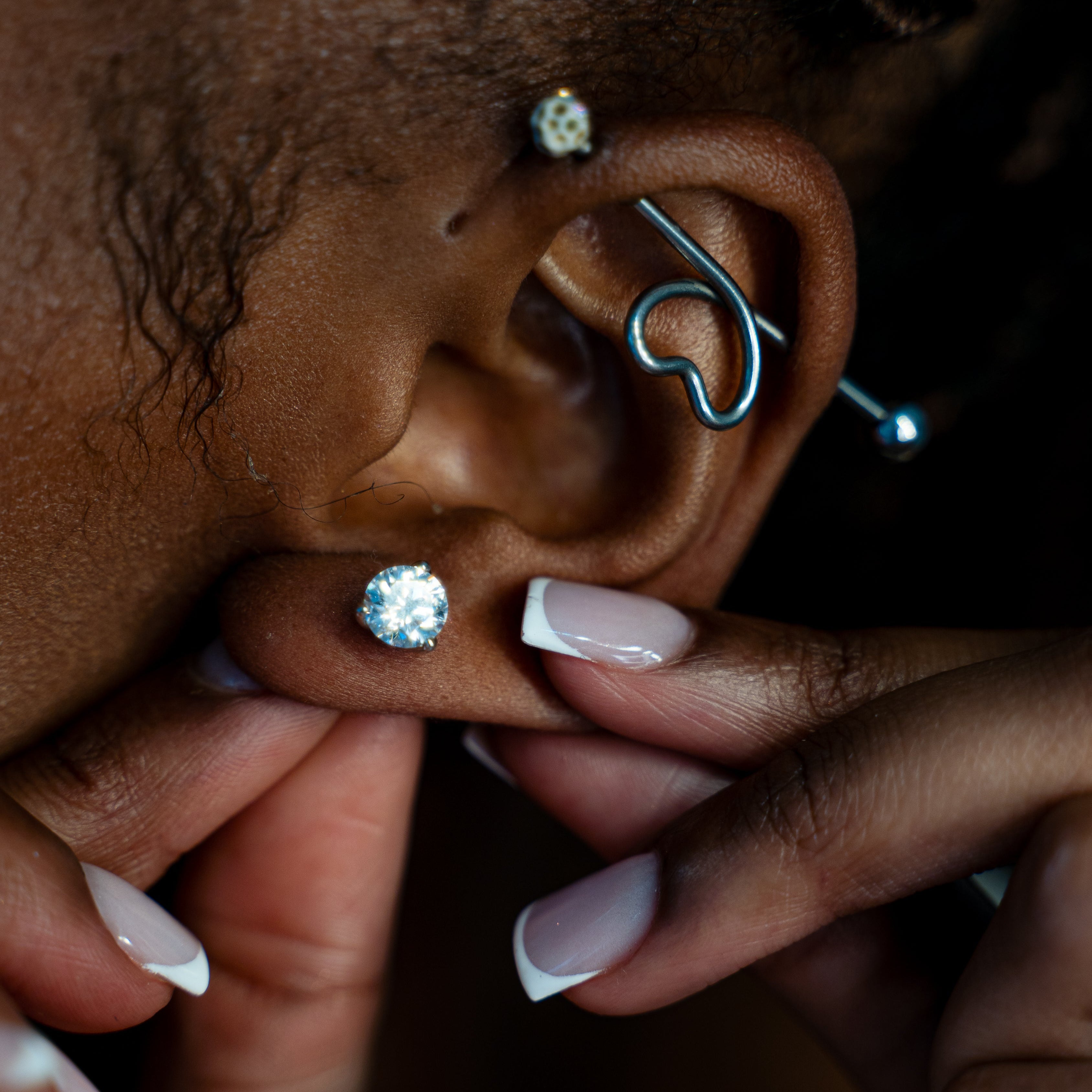 Moissanite Stud Earrings